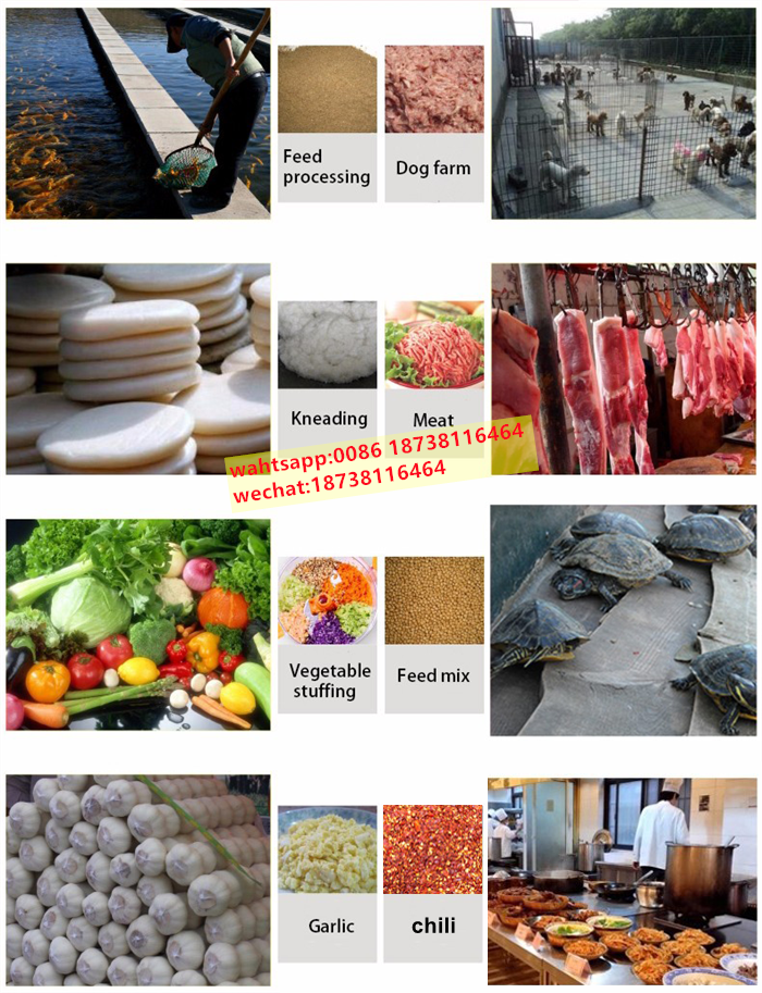 Frozen meat grinder mincer cutter Dried ghili ginger garlic chopper crusher Poultry chicken duck goose bone crushing machine