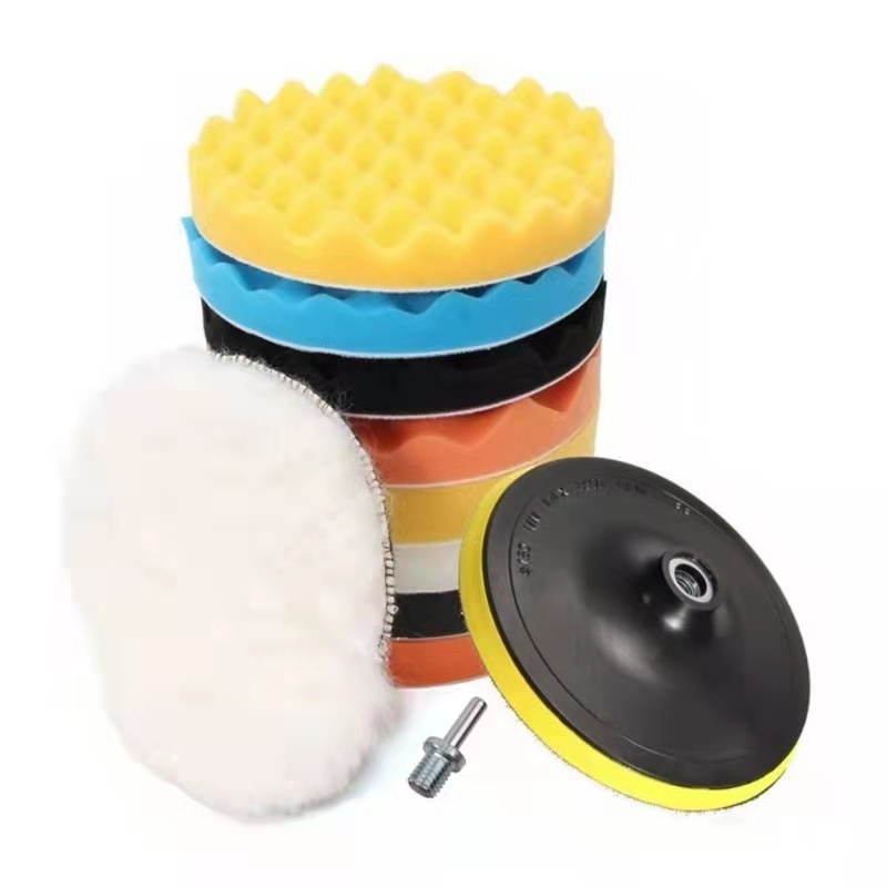 Foam Sponge Polishing and Buffing Pad Kit Car Polishing Pads Set