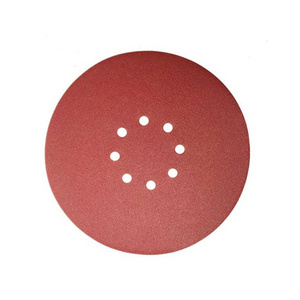 215mm 10 holes metal sanding disc psa backing Sandpaper for hardware woods