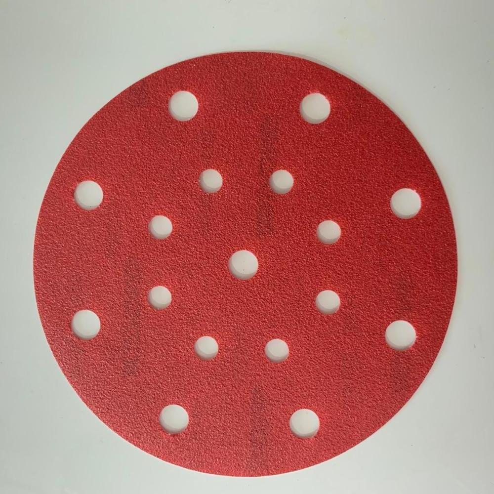 215mm 10 holes metal sanding disc psa backing Sandpaper for hardware woods