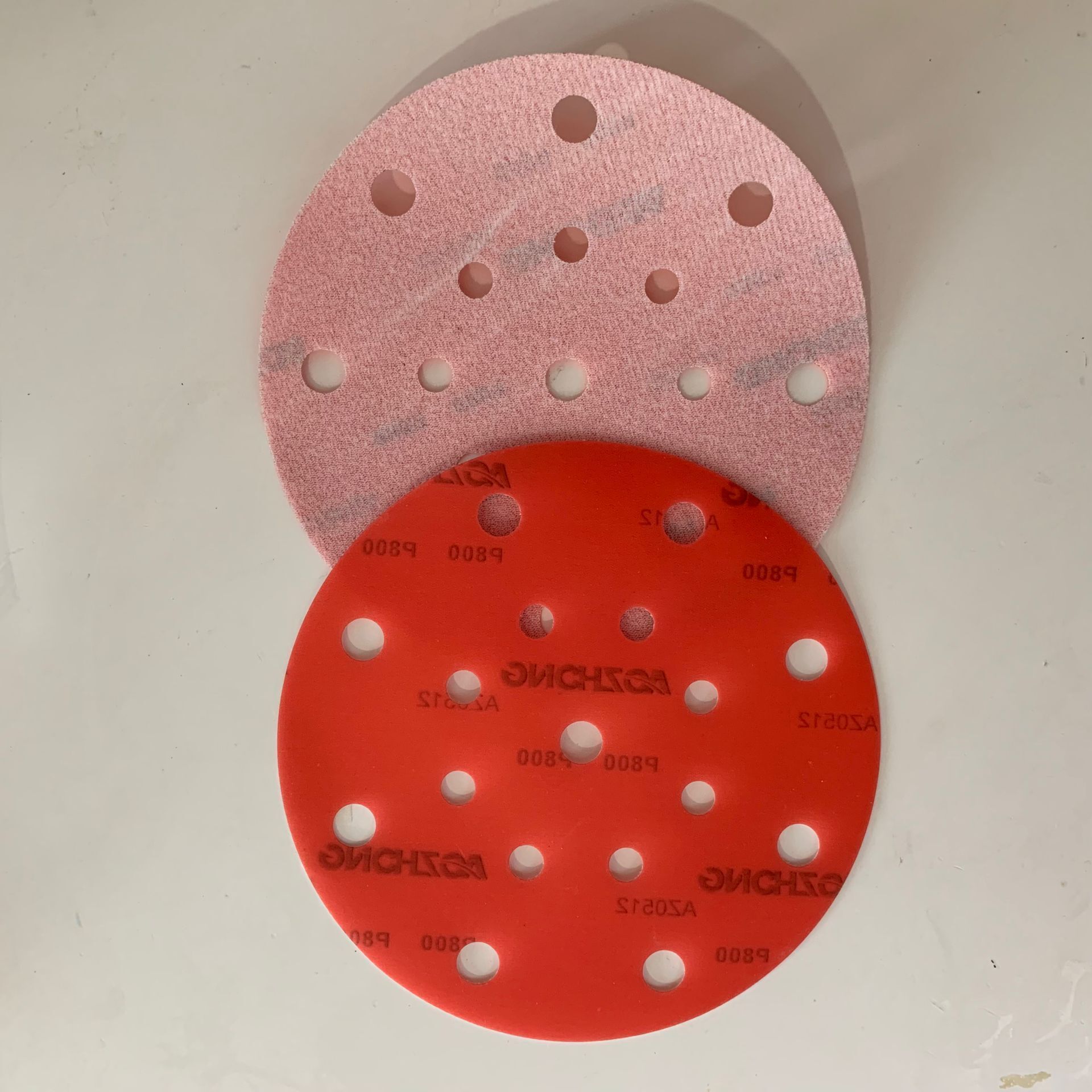 215mm 10 holes metal sanding disc psa backing Sandpaper for hardware woods