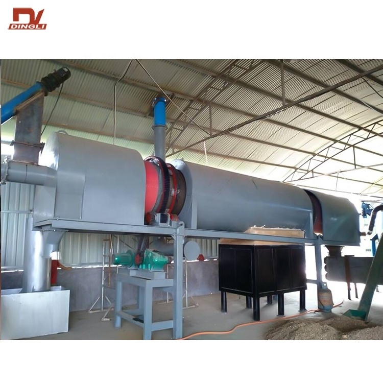 Dingli Brand Biomass Charcoal Machine Biochar Charcoal Wood Retort Kiln