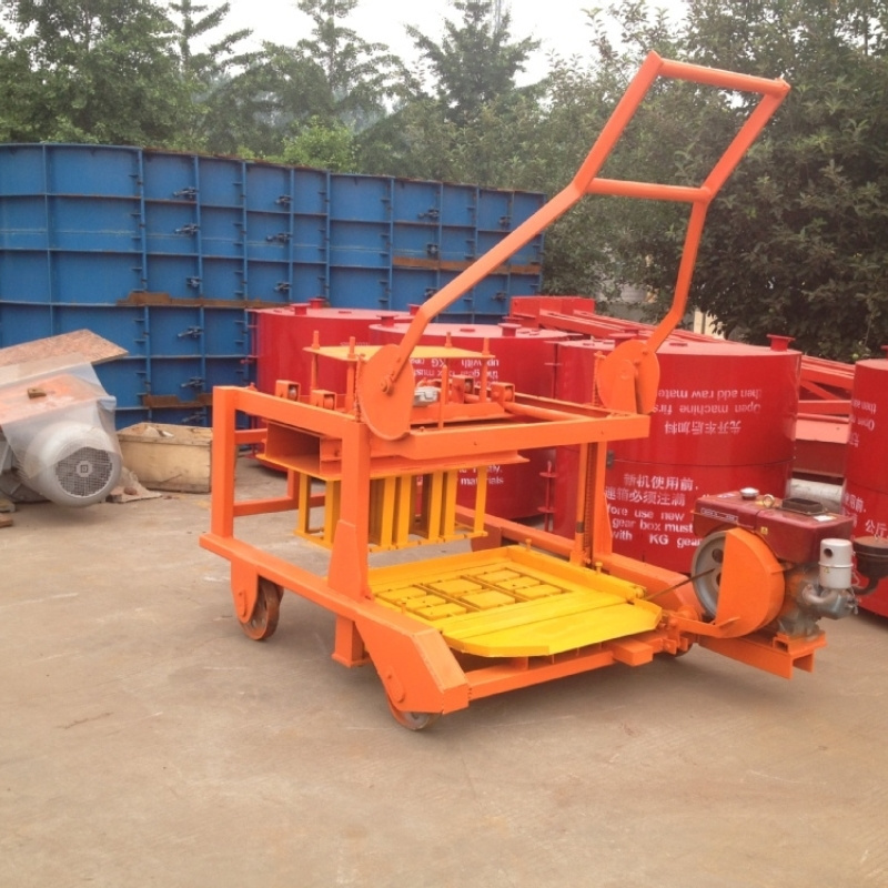 FREE MOULD QM4-45 diesel concrete brick making machine egg laying block machine block making machine diesel