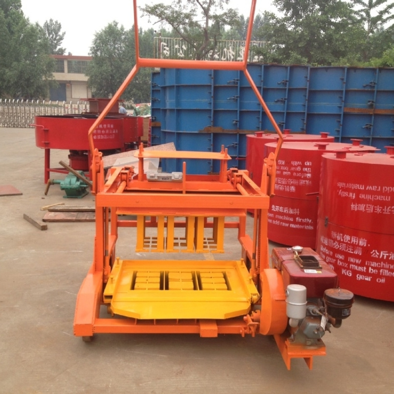 FREE MOULD QM4-45 diesel concrete brick making machine egg laying block machine block making machine diesel