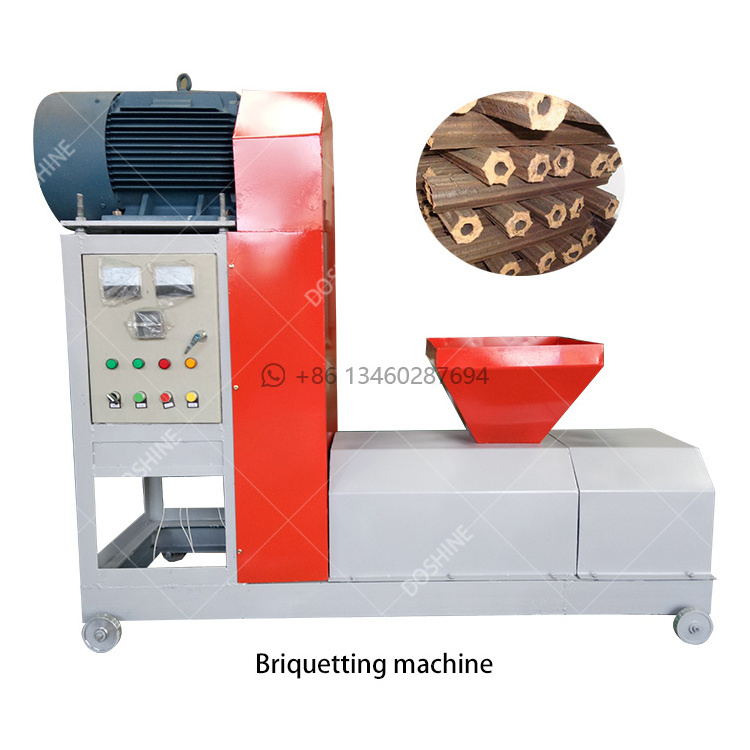 Charcoal briquette extruder sawdust charcoal briquette making machine with factory price