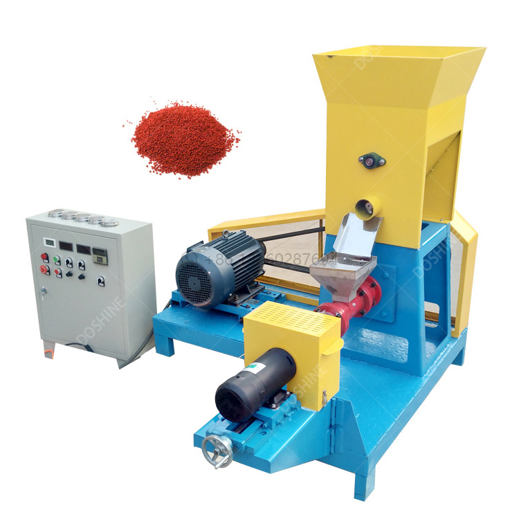 High quality Shrimp Food Feed Meal Making Extruder Floating/ Sinking Fish Feed Pellet Production Machine