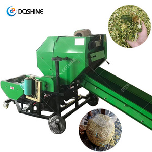 Hay Bale Straw Grass Machinery Silage Baler Compress Wrapper Mini Machine Electric Hay Baler Twine Machine Automatically