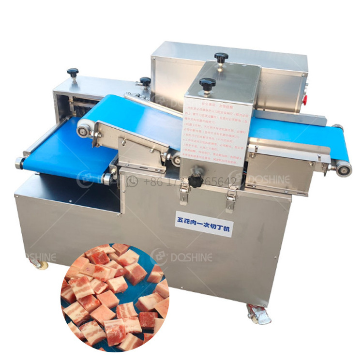 automatic turkey breast slice cutting machine/5mm jerky slicing cutter /fresh beef meat fillet slicer machine on hot sale