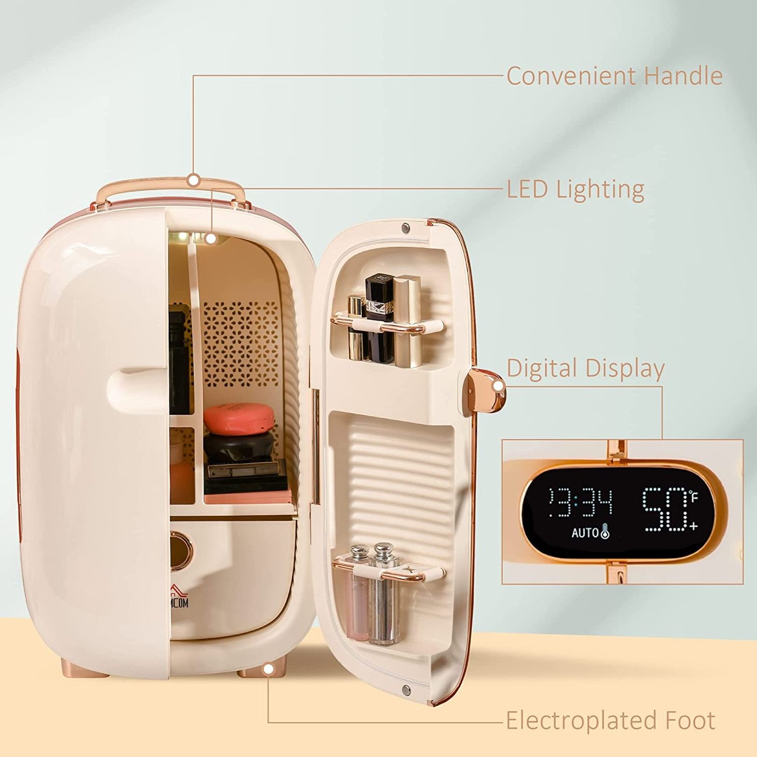 Wholesale 12L beauty makeup fridge mini cosmetic refrigerators beauty fridge