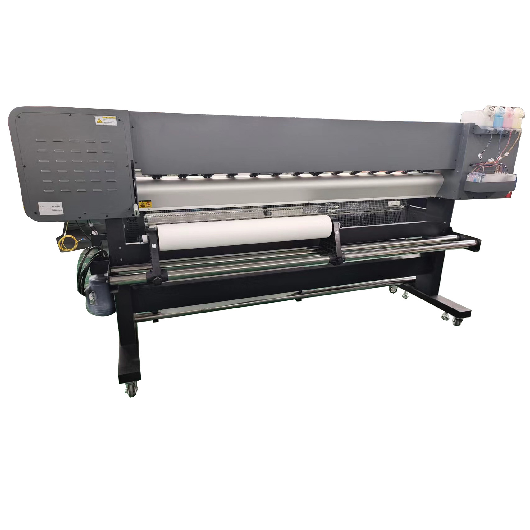 Eco Solvent Printer With Dx7 Dx5 Print Head White color Wallpaper Eco Solvent Printer Machine