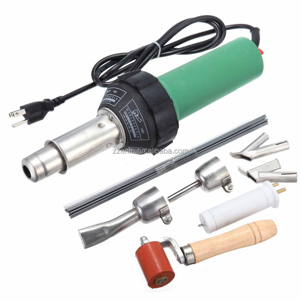 2024 hot Sales LDPE/PP/PVC/TPO/HDPE hot air gun for plastic welding industrial hot air gun with accessories