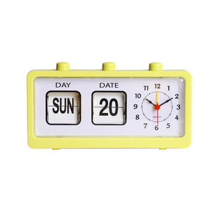 Good Quality Time Display Automatic Page Turning Flip Stand Clock Flip Table Desk Clock