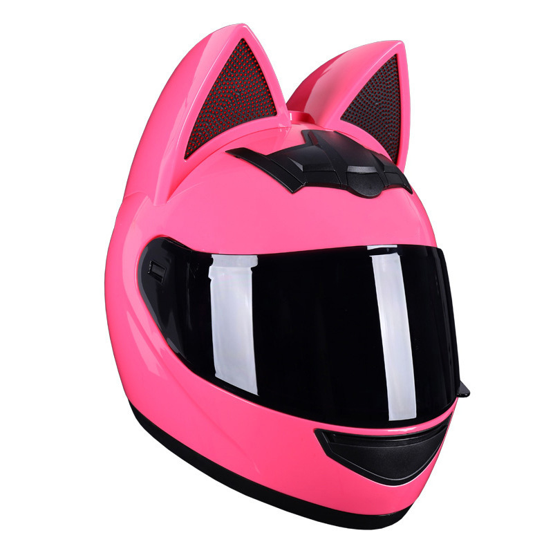 Manufacturer Direct Shipping Personalized Cat Ears Electric Vehicle Helmet Motorcycle Helmet