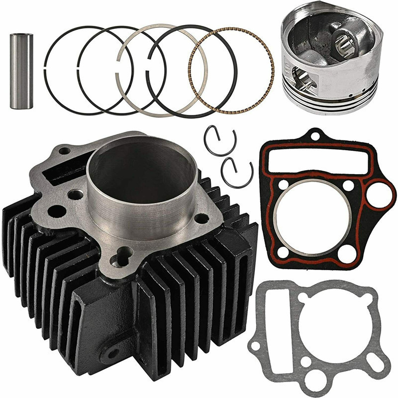 Motorcycle 110CC Cylinder Kit Italika Ft110 Xt110 At110, 52.4mm Cylinder Piston Kit accesorios de moto