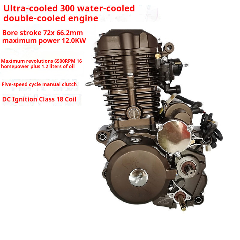 Ultra-Cool 3rd Generation Dual-Liquid Cooling 300cc Trike Motorcycle Engine scooter engine//lifan 250cc engine