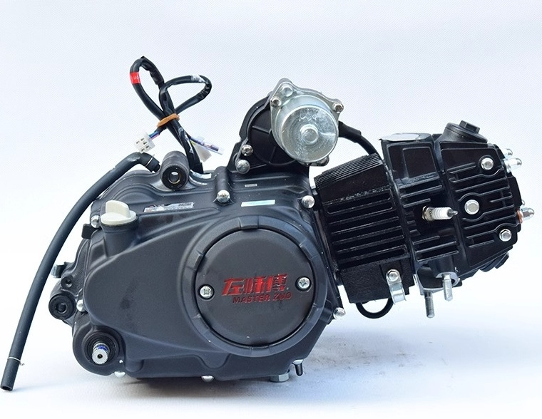 Horizontal 110/125/130cc Automatic Clutch Cantilever Motorcycle Engine Assembly for Two-Wheeled/Three-Wheeled Vehicles.