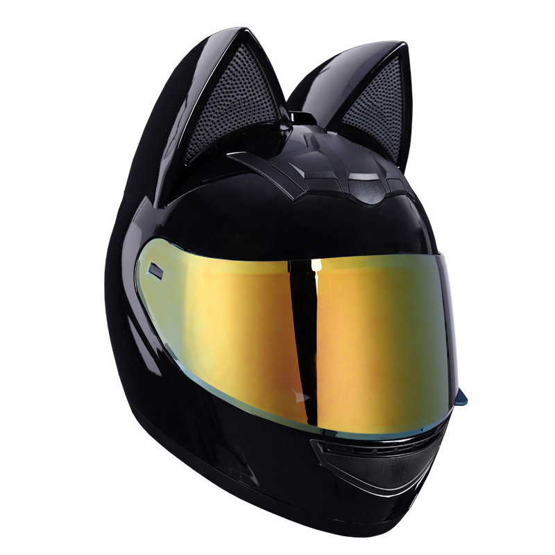 Manufacturer Direct Shipping Personalized Cat Ears Electric Vehicle Helmet Motorcycle Helmet