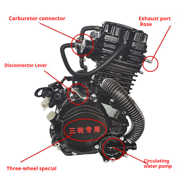 Motorcycle Engine [Hanwei 200 Liquid-Cooled] for Tricycles  zongshen engine //scooter engine