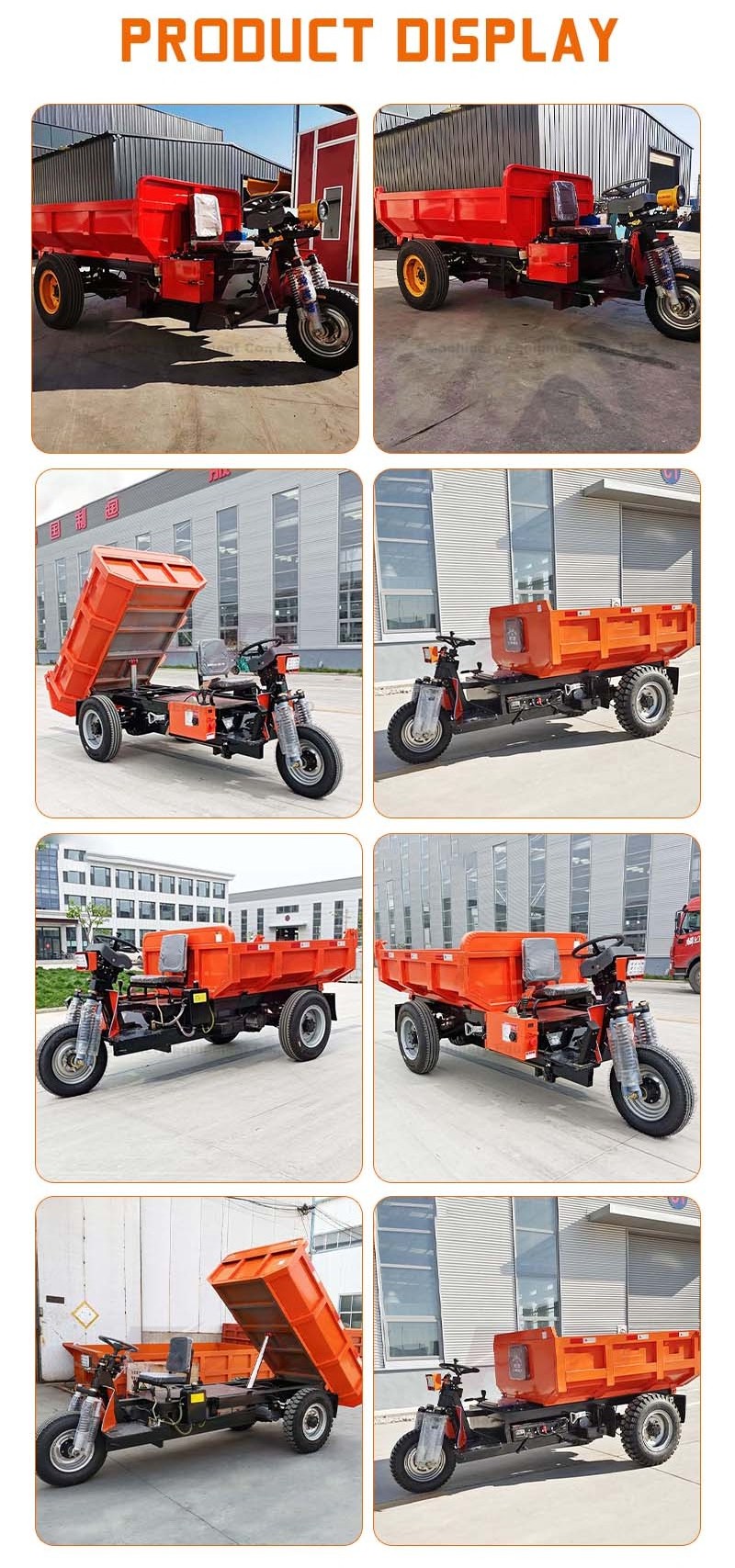 New Dumper Truck Mining Truck Mini Tipper Truck for Sale 2ton Diesel Engine Mini Dumper