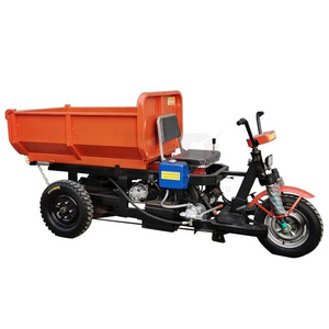 Electric Tricycle 3 Wheels Dumper Truck 1Ton Carrying Cargo Motorcycle Safe Durable Automatic Hydraulic System