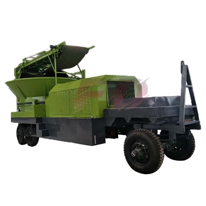 Wood Stump Crusher High efficiency agricultural removable wood crusher wood tree root drum chipper machine