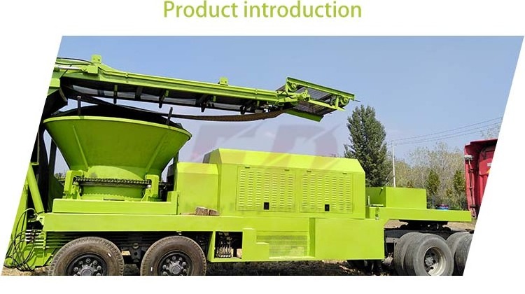 Wood Stump Crusher High efficiency agricultural removable wood crusher wood tree root drum chipper machine