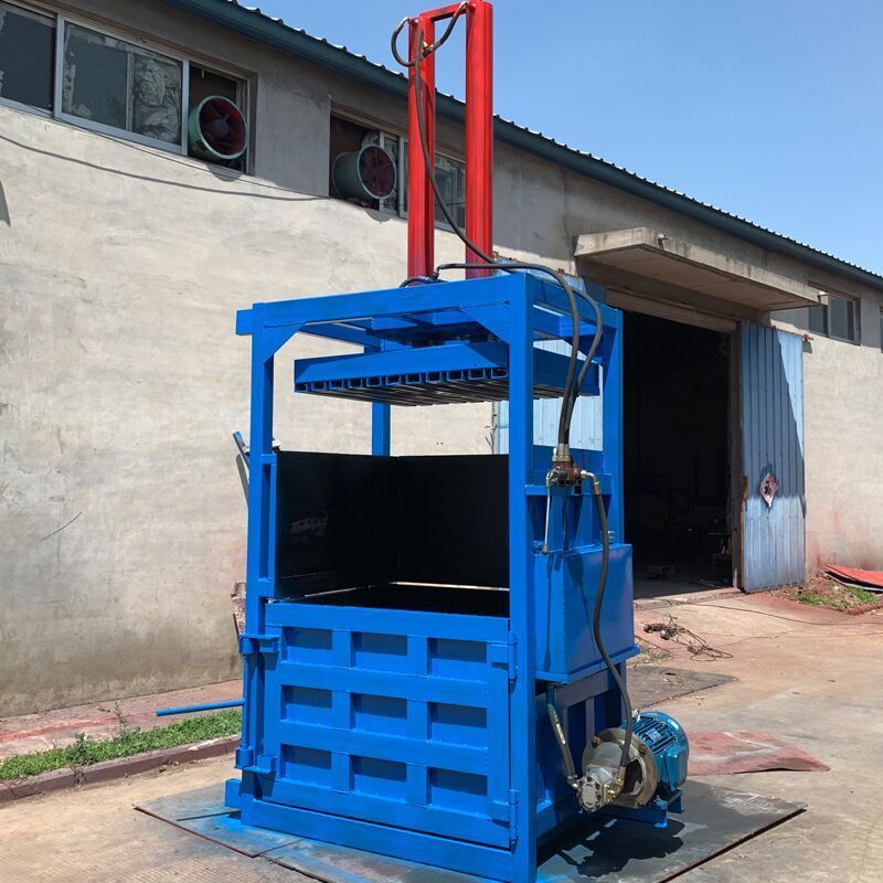 Heavy Duty Press Platen Plastic Baler Machine /Pet Bottles Compactor