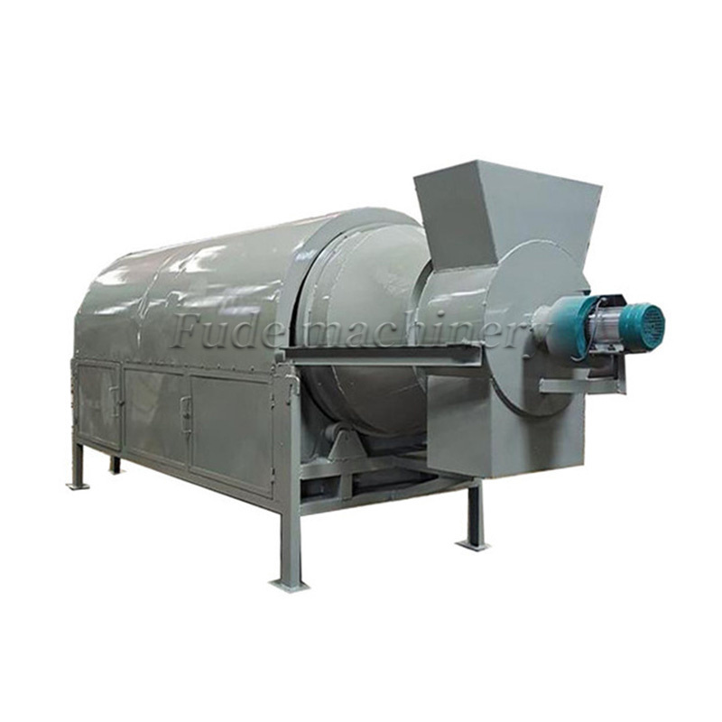 Drum type grain, soybean residue, chicken manure sand feed dryer equipment