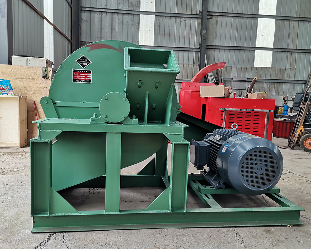 good quality diesel wood Log cutter sawdust grinder/coconut husk crusher machine