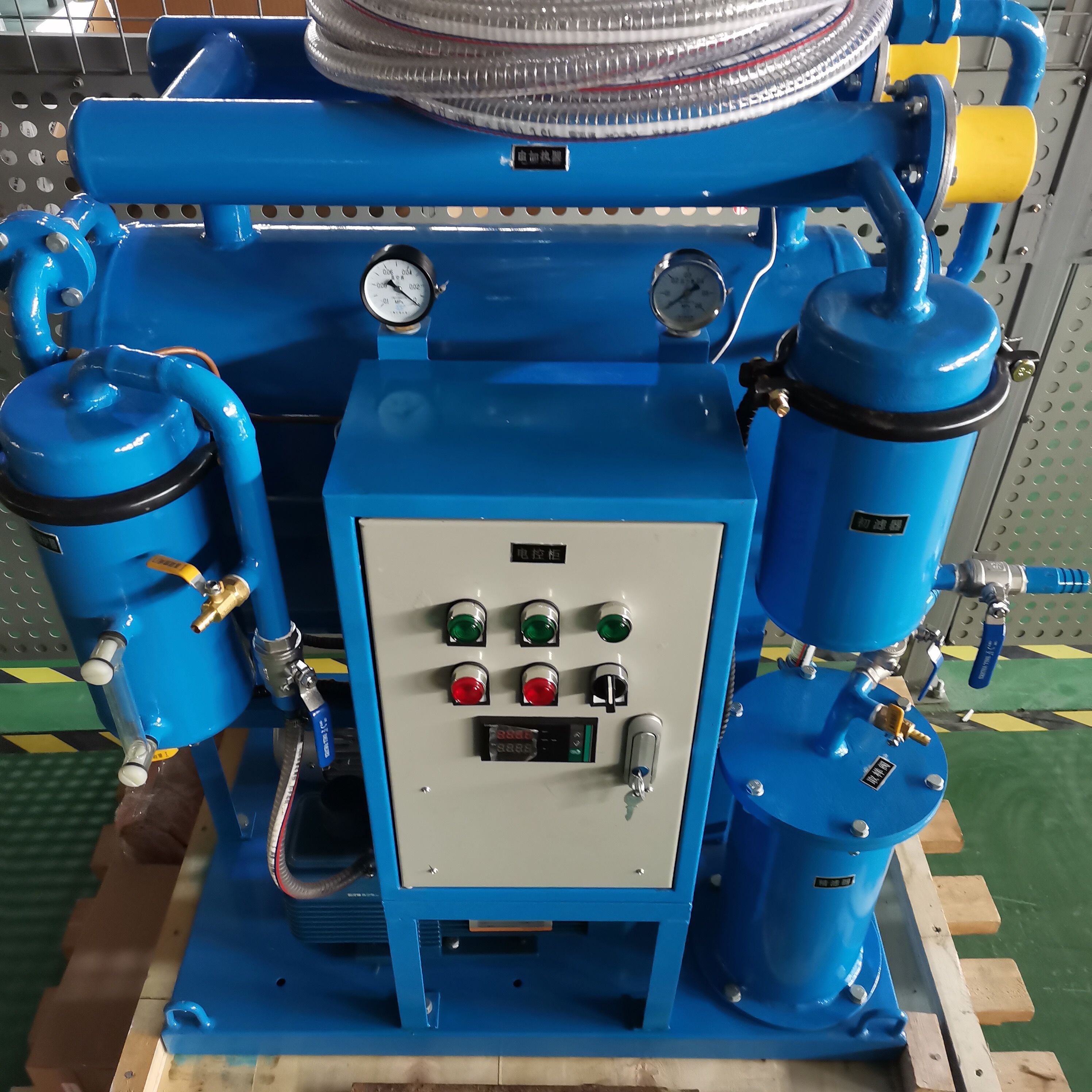 Mobile Used Hydraulic Lubrication Oil Machine Filter Oil Filtration