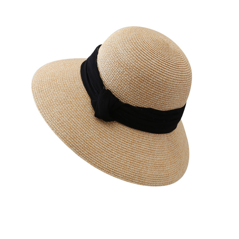 Summer Straw Hats For Women Summer Oversized Sun Natural Grass Bucket Foldable Panama Personalized Custom OEM Boater Luxury