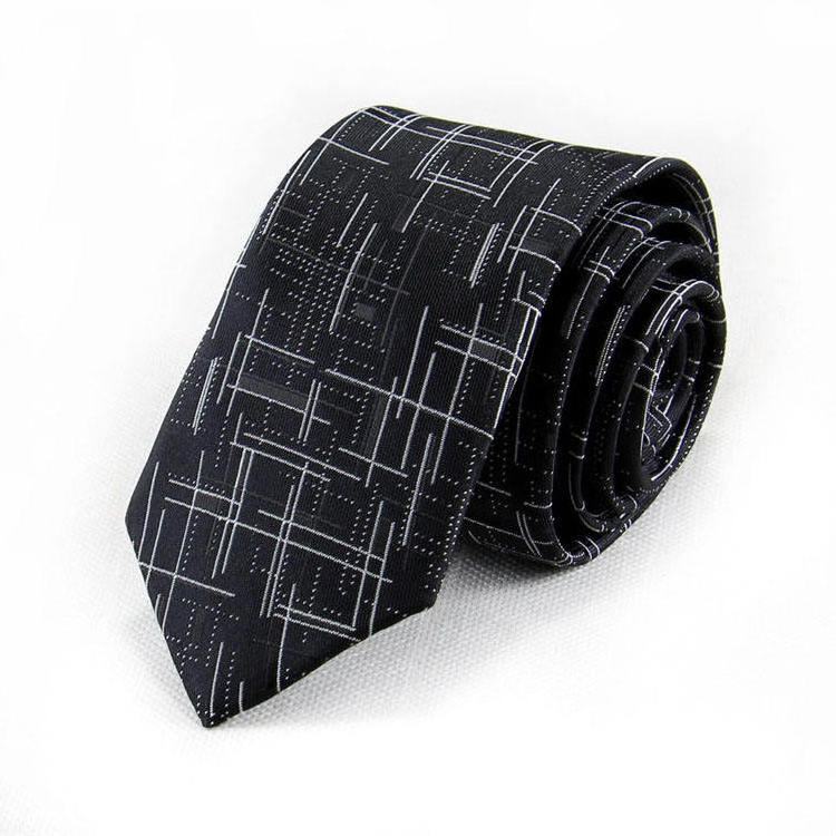 Custom silk and polyester tie OEM Men ties Wholesales business tie