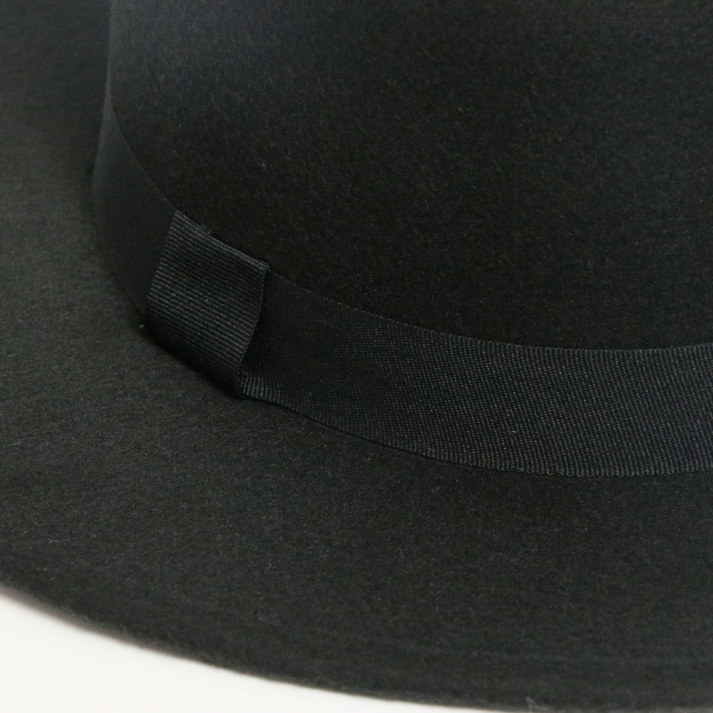 Classic Wide Brim Fedora for Women Men Two Tone Fedora with Band Adjustable Felt fedora hats for men