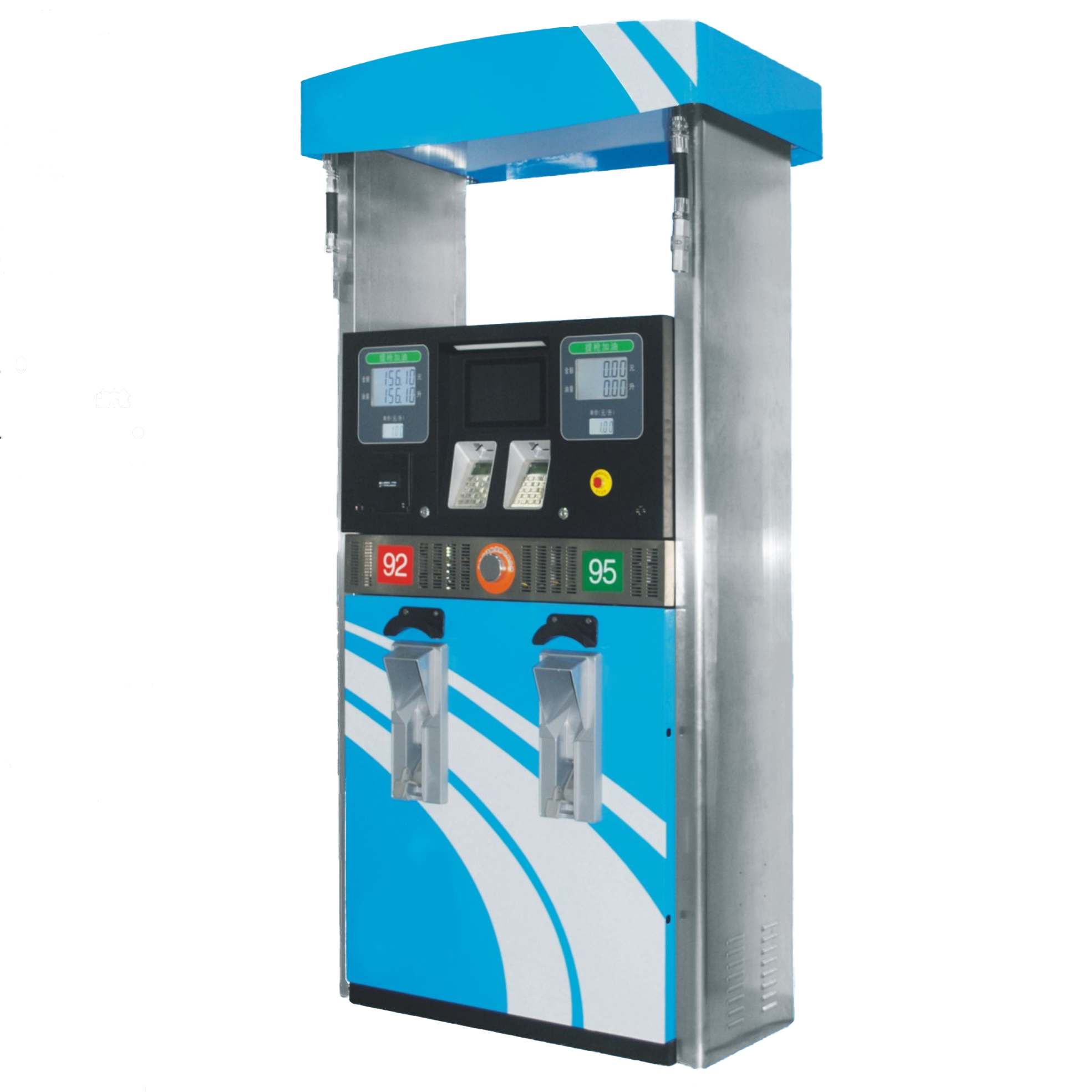 Hopetrol Double Nozzle Fuel Dispenser For Gas Station