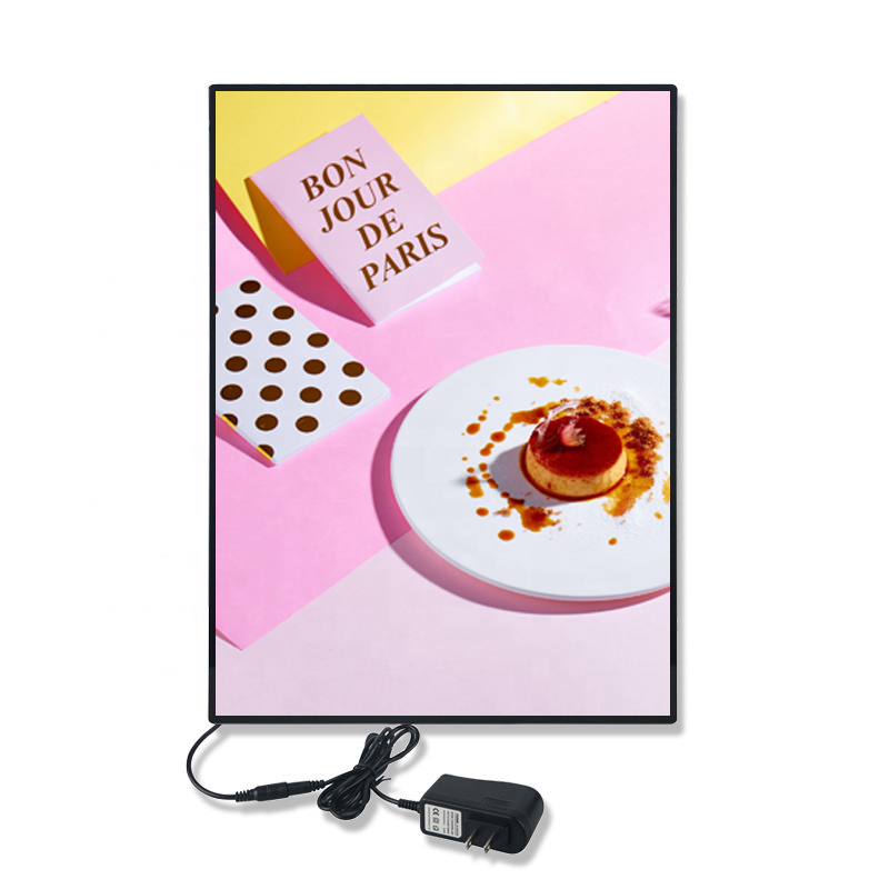 Multiple Size led light box slim light box led frame advertising - menu poster a1 led menu board