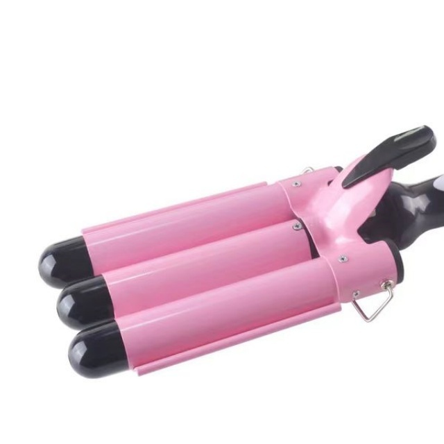 Short hair curls with egg curls small water wavy ironing board female negative ion plywood barber shop curling iron wand