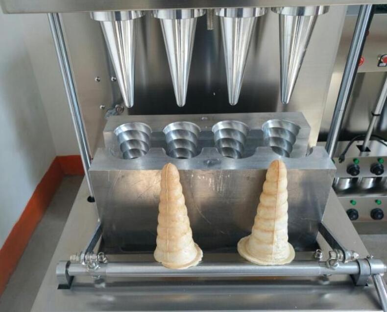 Automatic Pizza cone molder Pizza cone machine Machine to make pizza