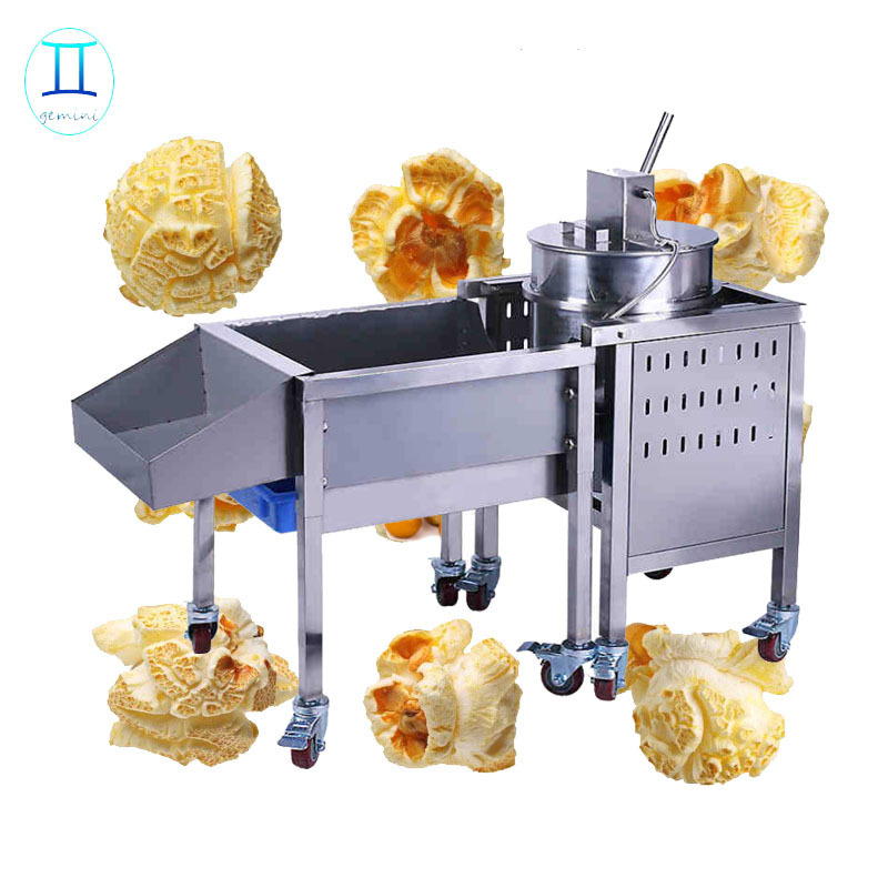 full automatic caramel spherical popcorn making machine in China