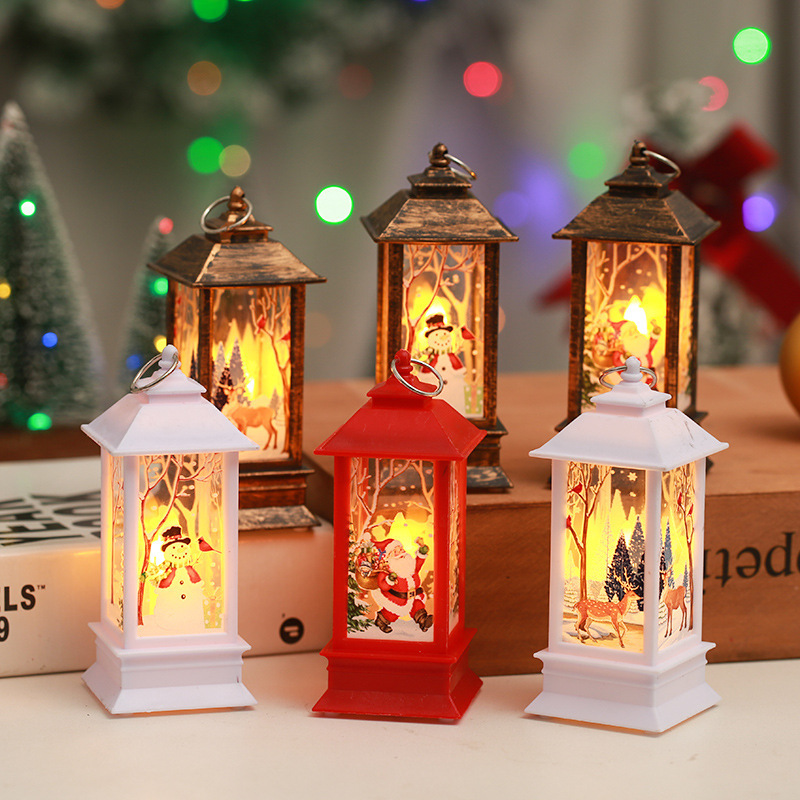 Muslim Lights for Eid Mubarak Decorations Night Light Mini Lantern Crafts Ornaments for Eid al-Fitr Ramadan Mubarak with music