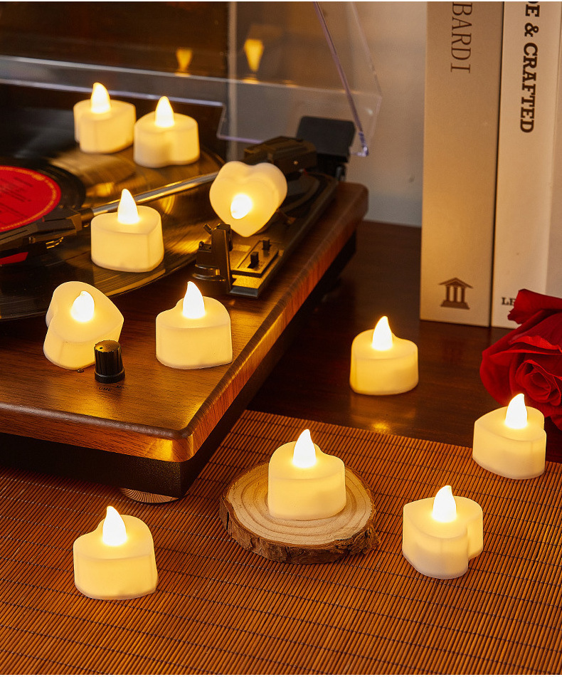 LED Flameless Candle Tea Lights Home Decoration Table Candlelight Sensor Waterproof LED Candle Light