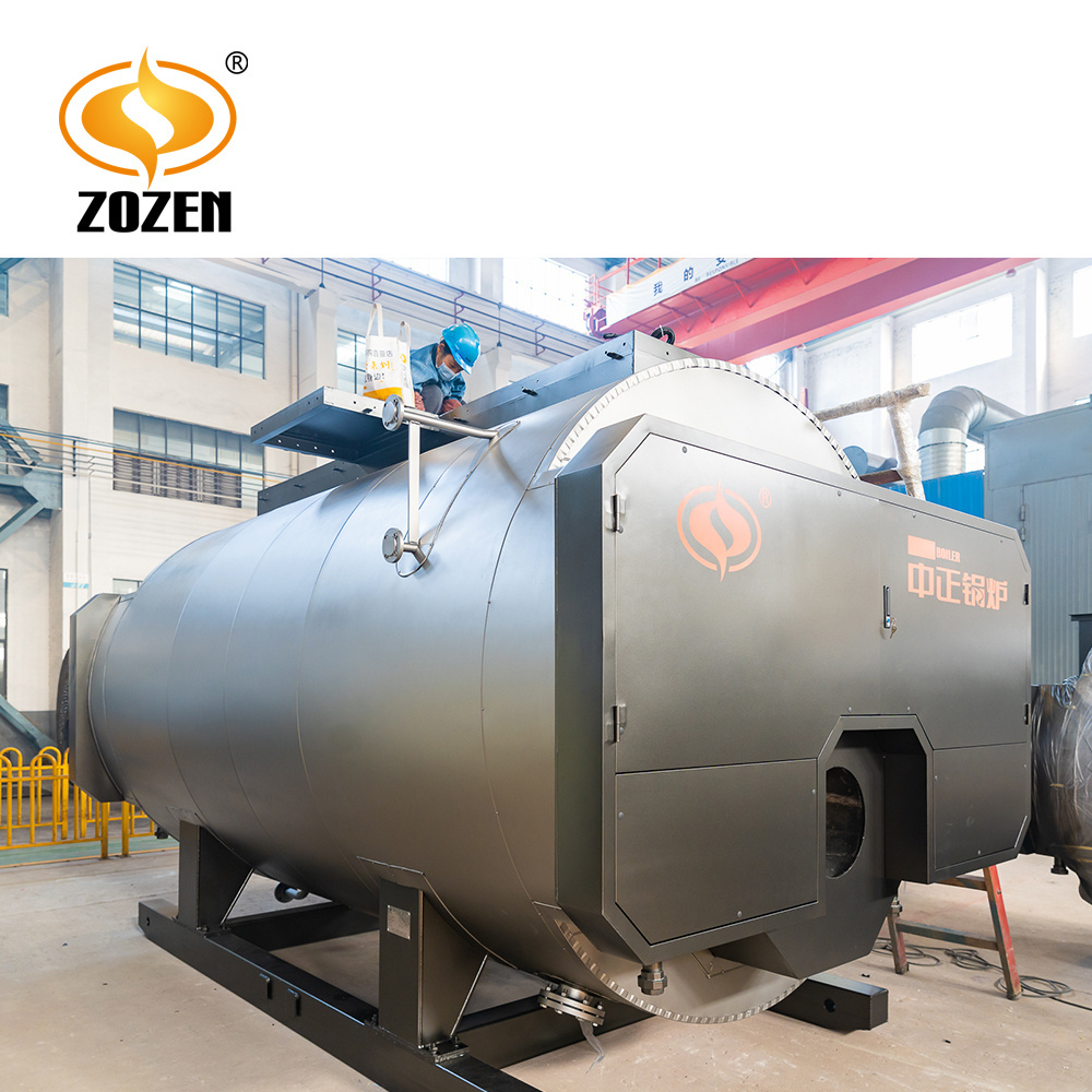 1 2 3 4 6 8 10 12 15 20 Ton Industrial Gas lpg oil Fired Steam Boiler With corrugated furnace