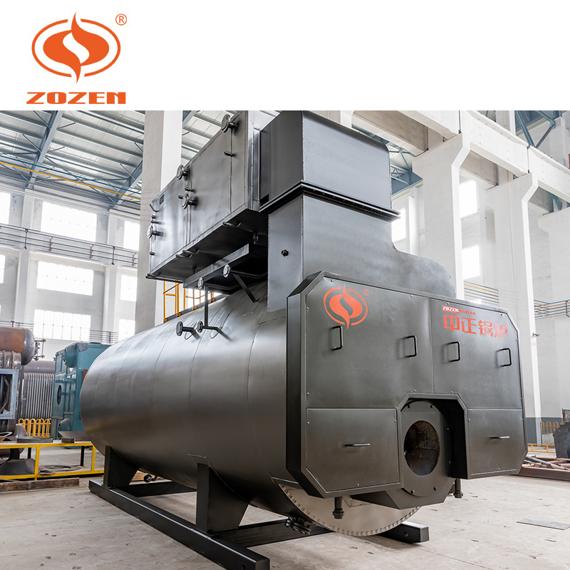 Waste Oil Burner 3t/h 3000kg 3 ton Low Pressure Natural Gas Steam Boiler