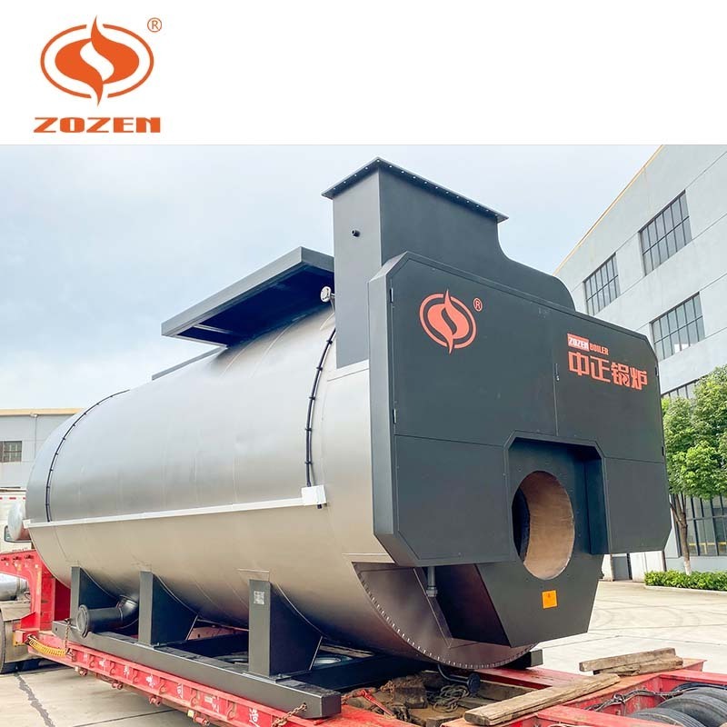 Waste Oil Burner 3t/h 3000kg 3 ton Low Pressure Natural Gas Steam Boiler