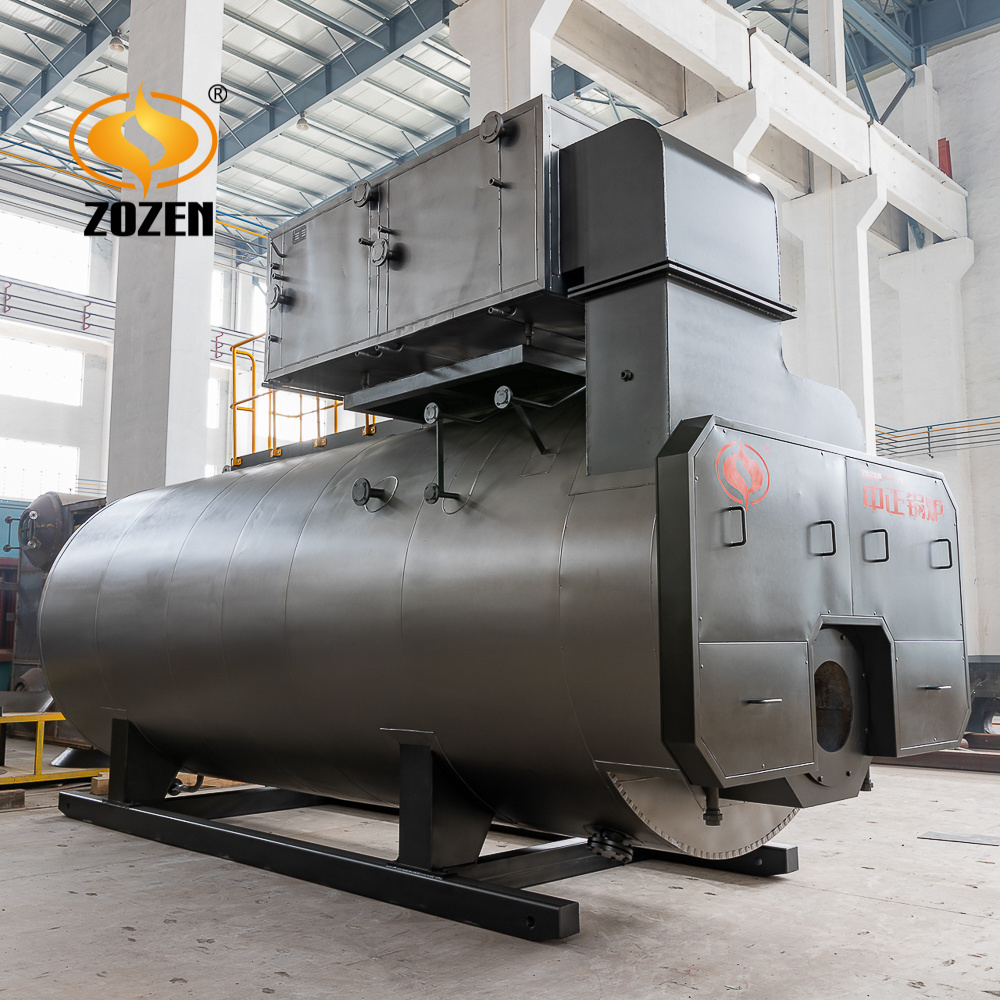 1 2 3 4 6 8 10 12 15 20 Ton Industrial Gas lpg oil Fired Steam Boiler With corrugated furnace