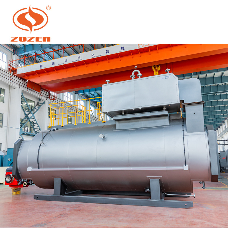 Waste Oil Burner 3t/h 3000kg 3 ton Low Pressure Natural Gas Steam Boiler