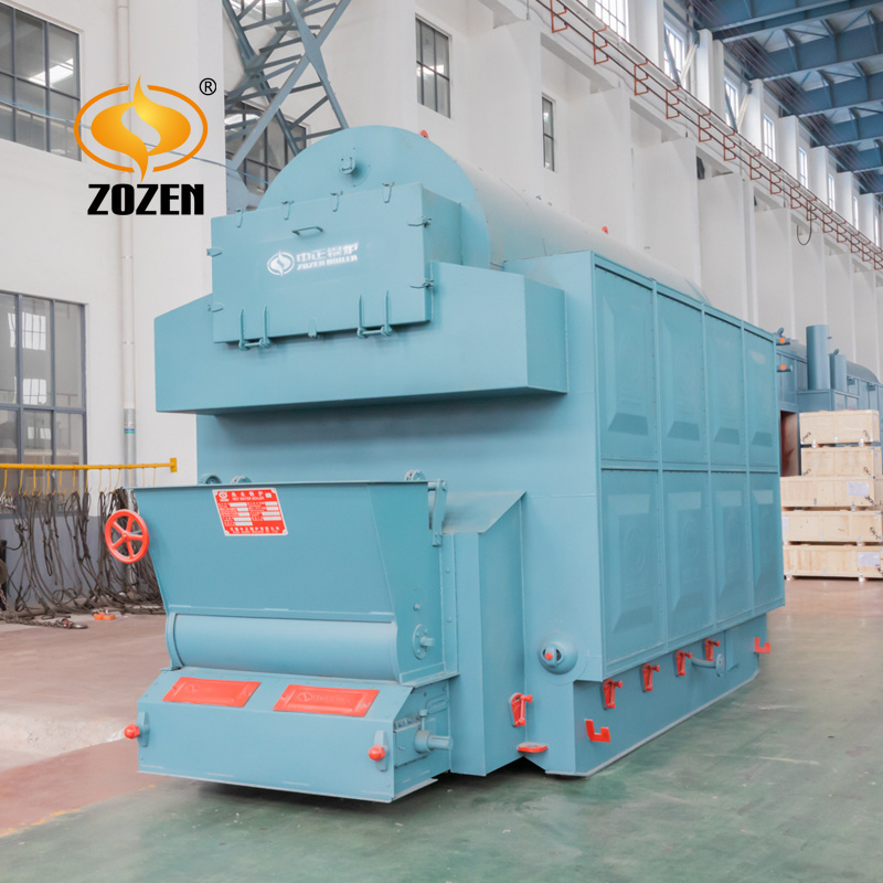 Compact Structure Industrial Boiler 7Mw Chain Grate Stoker Biomass Pellet Furnace