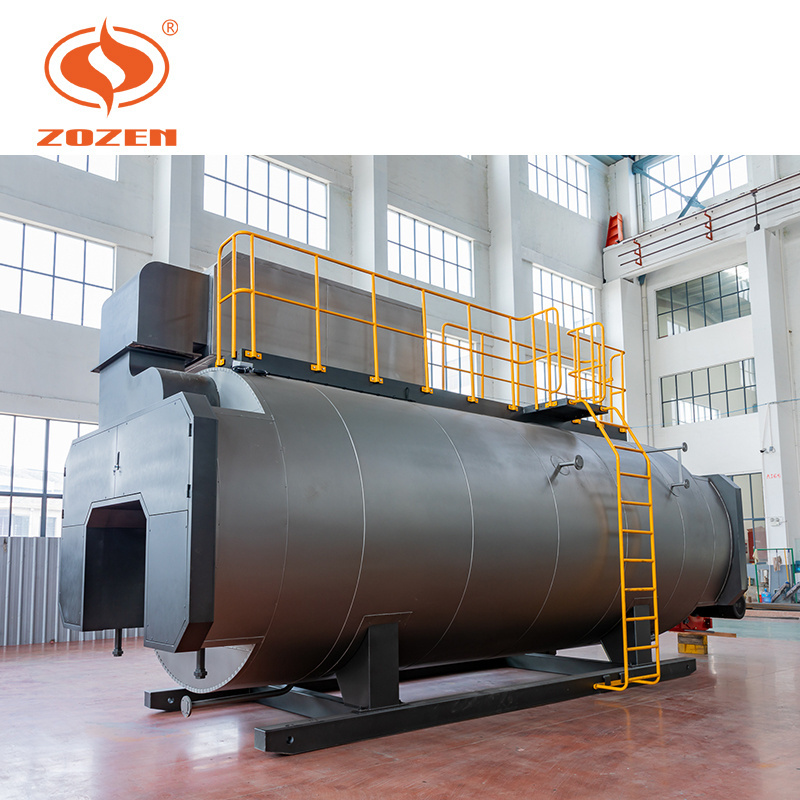 Waste Oil Burner 3t/h 3000kg 3 ton Low Pressure Natural Gas Steam Boiler