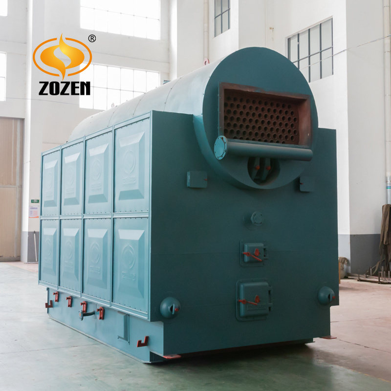 Compact Structure Industrial Boiler 7Mw Chain Grate Stoker Biomass Pellet Furnace