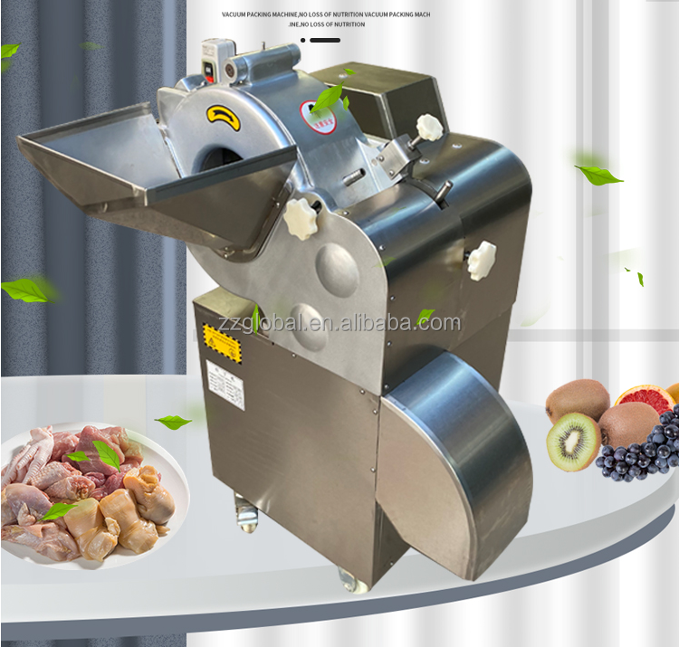 Commercial high efficiency fruit and vegetable onion potato carrot pineapple pepper cube cutter dicing machine