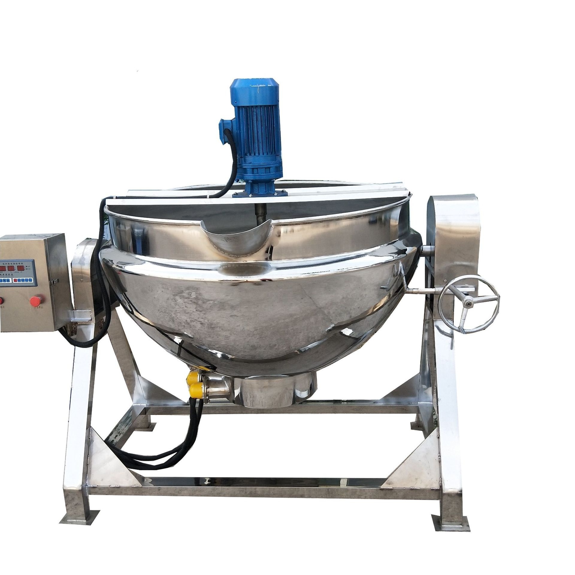 Global Stainless Steel Food Grade Electric Steam Jacketed Kettle Commercial Cooking Pots other food processing machinery